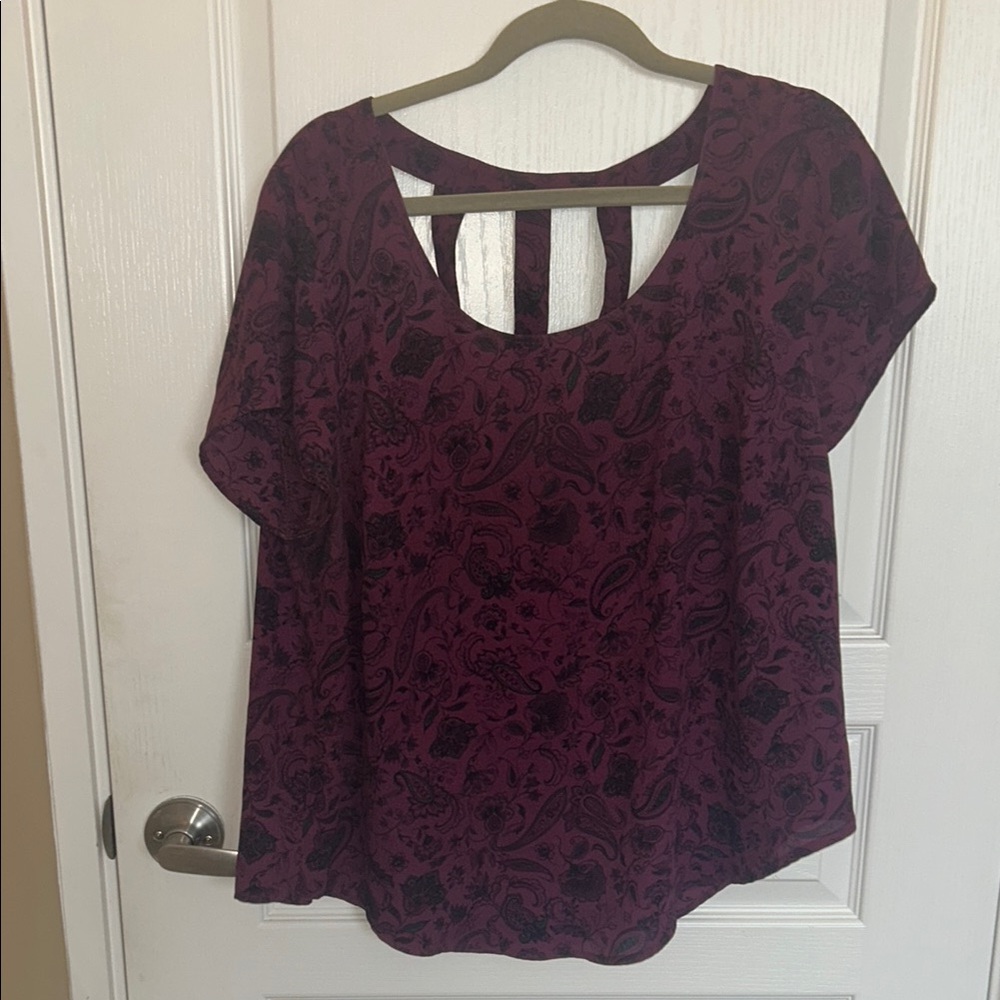 Floral Purple Women's Top